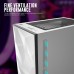 AIGO DarkFlash DLM21 Tempered Glass Micro ATX Case (White)